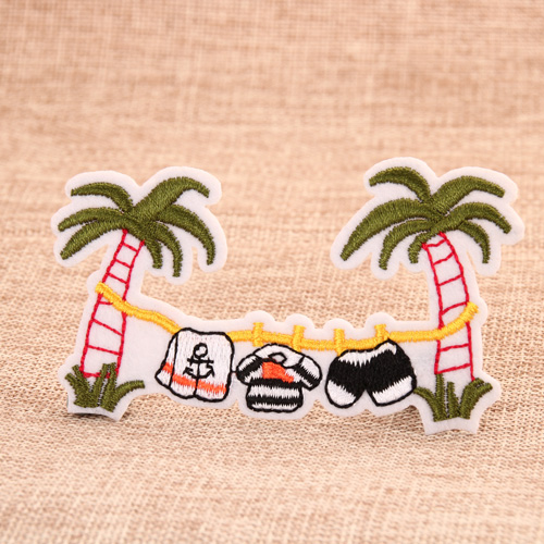 Clothes Hanger Cheap Custom Patches