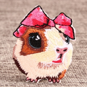 Lovely Hamster Embroidered Patches