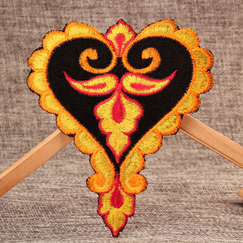 Heart-shaped National Costume Cool Patches