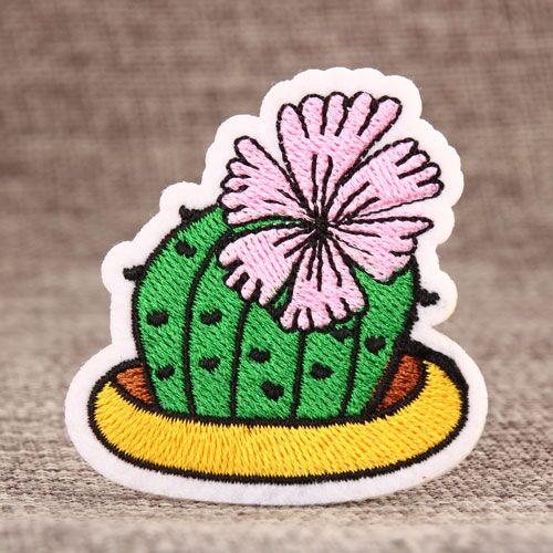 Cute Cactus Custom Made Patches for Clothes